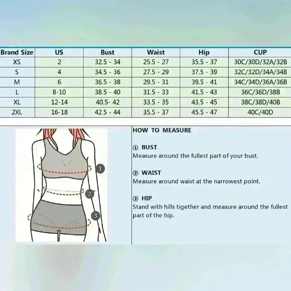 NWOT  High Waisted Swimsuits for Women Scalloped size med - Picture 3 of 5